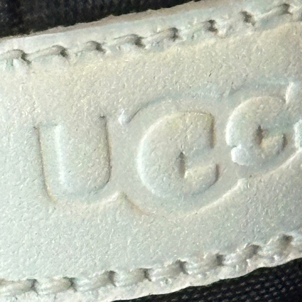 UGG Women's Tall Shasta Black and White Lace-Up Winter Boots - Picture 3 of 16